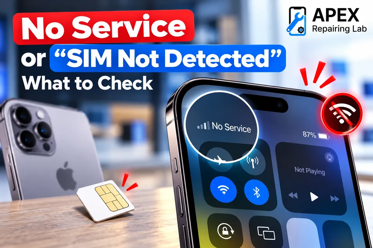 No Service or “SIM Not Detected”: What to Check